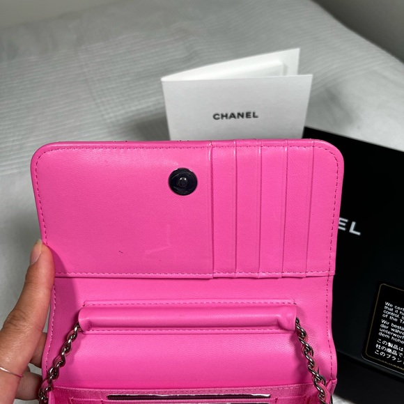 Chanel WOC wallet on chain pink - Picture 7 of 8